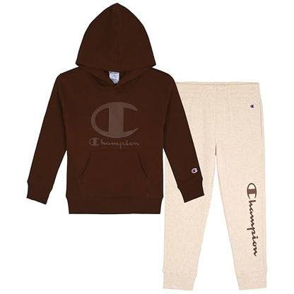 Champion Drenge Joggersæt Fleece Hættetrøje og Sweatpants BCMPJOGSET2PC