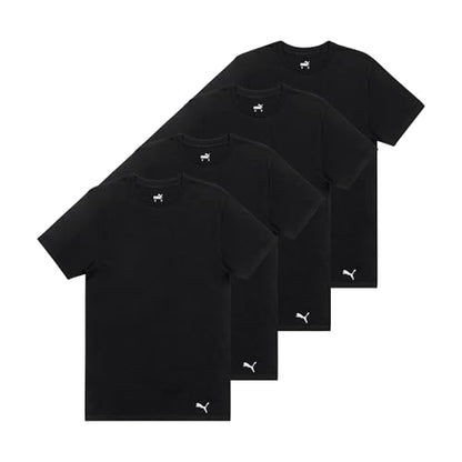 PUMA Herre T-shirt 4-Pak Crewneck Kortærmet PCOREM237688