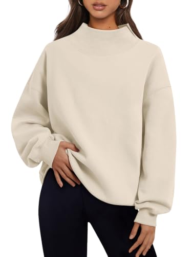 Trendy Queen Mock Neck Sweatshirt til Kvinder
