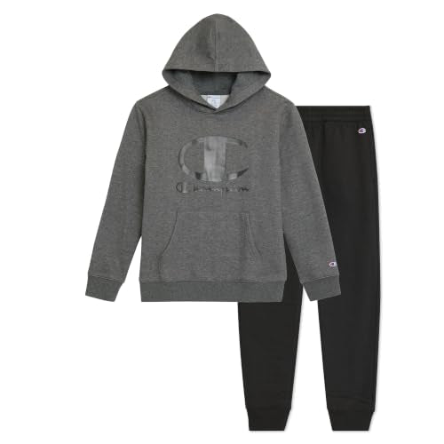Champion Drenge Joggersæt Fleece Hættetrøje og Sweatpants BCMPJOGSET2PC