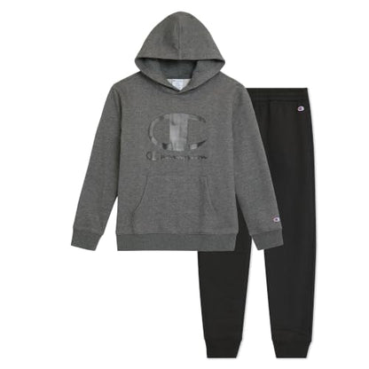 Champion Drenge Joggersæt Fleece Hættetrøje og Sweatpants BCMPJOGSET2PC