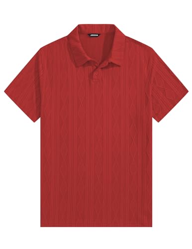 JMIERR Herre Polo T-shirt Kortærmet Strikket