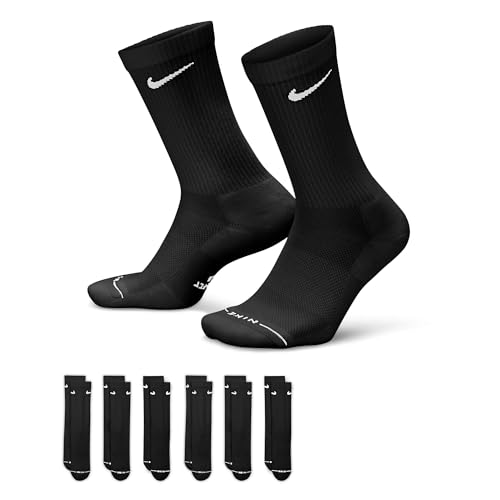 Nike Unisex Strømper Everyday Elevated Crew 6-Pak