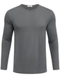 COOFANDY Herre T-shirt Langærmet Rund Hals Ztj010834*