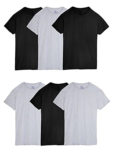 Fruit of the Loom Herre Undertrøje Crew Neck Kortærmet 6P2828