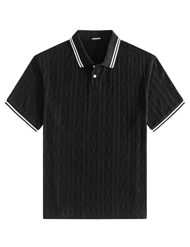 JMIERR Herre Polo T-shirt Kortærmet Strikket