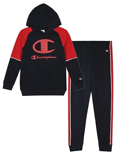 Champion Drenge Joggersæt Fleece Hættetrøje og Sweatpants BCMPJOGSET2PC