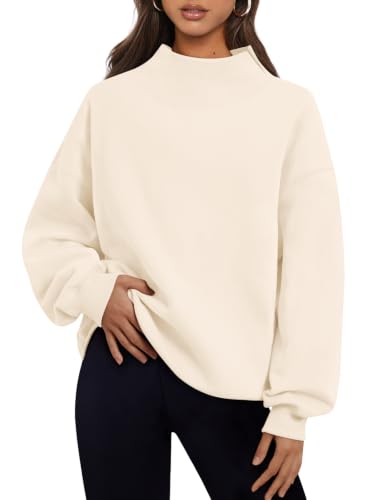 Trendy Queen Mock Neck Sweatshirt til Kvinder