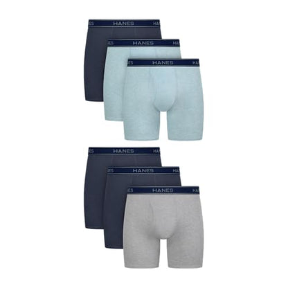 Hanes Herre Underbukser Boxer Briefs Bomuld 734Q12