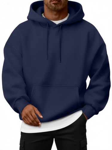 EF1466 Oversized Fleece Hættetrøje til Mænd