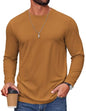 COOFANDY Herre T-Shirt Langærmet Casual Crew Neck Cxj010852