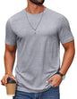 COOFANDY Herre T-Shirt Crew Neck Kortærmet Cxj010453