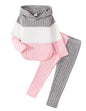 Pige Tøjsæt Hættetrøje Sweatshirt Leggings Efterår Vinter