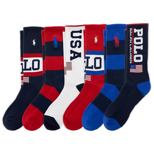 POLO RALPH LAUREN Herre Strømper Athletic Cotton 6-Pak 821480PKZ3-001