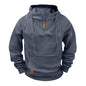 fnnxeal Herre Hættetrøje Quarter Zip Fleece Pullover