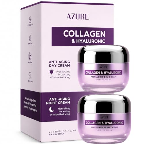 Azure Cosmetics 24K Gold & Collagen Face Moisturizer Fugtighedscreme 50ml
