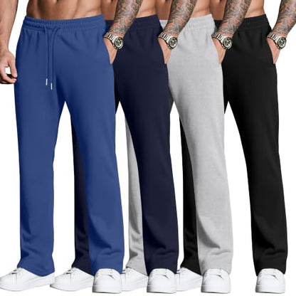 Neer Herre Sweatpants Baggy Letvægt 4-Pak DG-Neer-12674
