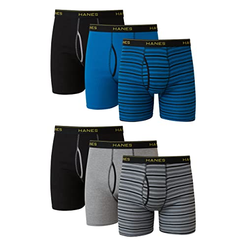 Hanes Herre Underbukser Boxer Briefs Bomuld 734Q12