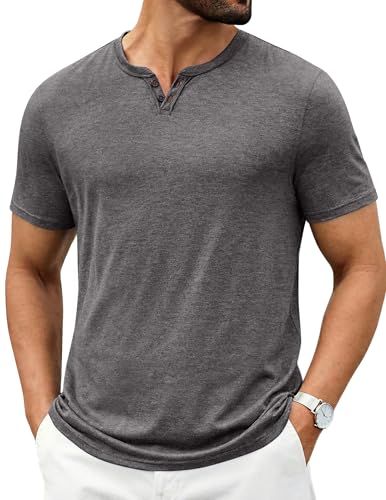 COOFANDY Herre T-shirt V-Hals Cxj010429