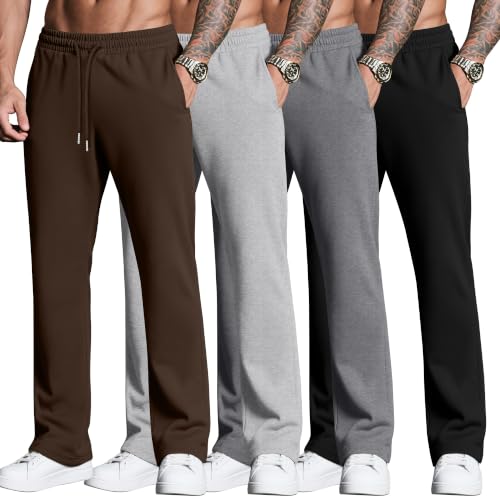 Neer Herre Sweatpants Baggy Letvægt 4-Pak DG-Neer-12674