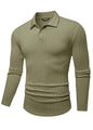 Herre Poloshirt Kortærmet Tekstureret Casual