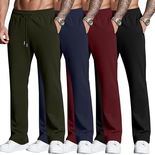 Neer Herre Sweatpants Baggy Letvægt 4-Pak DG-Neer-12674