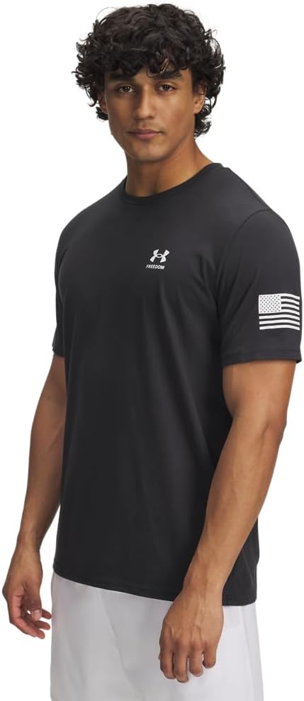 Under Armour Herre T-shirt Freedom Flag Kortærmet 6004096