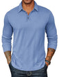 COOFANDY Herre Poloshirt Langærmet Klassisk Ztj010131