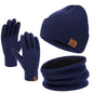 FZ FANTASTIC ZONE Unisex Vinterhue Tørklæde Handsker