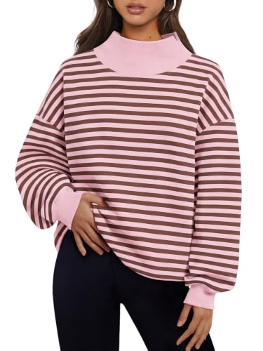 Trendy Queen Mock Neck Sweatshirt til Kvinder