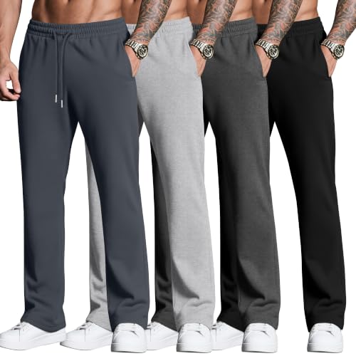 Neer Herre Sweatpants Baggy Letvægt 4-Pak DG-Neer-12674