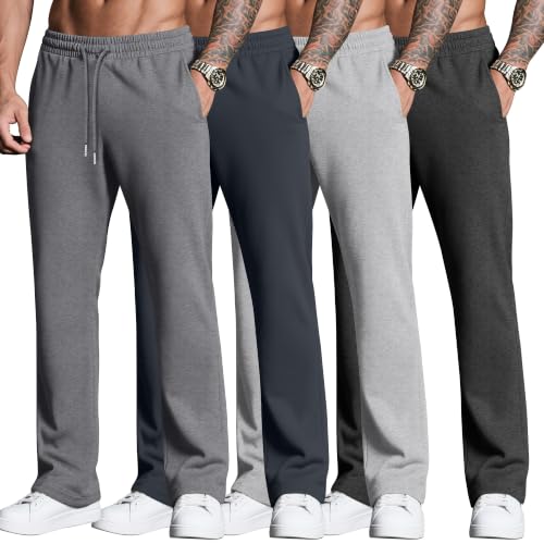 Neer Herre Sweatpants Baggy Letvægt 4-Pak DG-Neer-12674