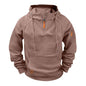 fnnxeal Herre Hættetrøje Quarter Zip Fleece Pullover