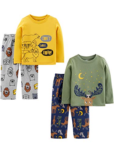 Simple Joys by Carter's Drenge Nattøjssæt Fleece 4-Pak S43G004