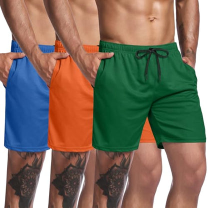 COOFANDY Herre Træningsshorts Mesh Athletic Letvægt