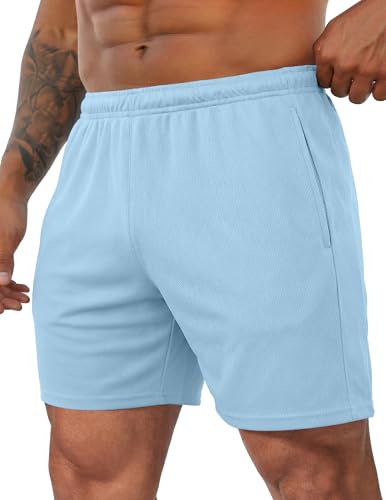 COOFANDY Herre Træningsshorts Mesh Athletic Letvægt