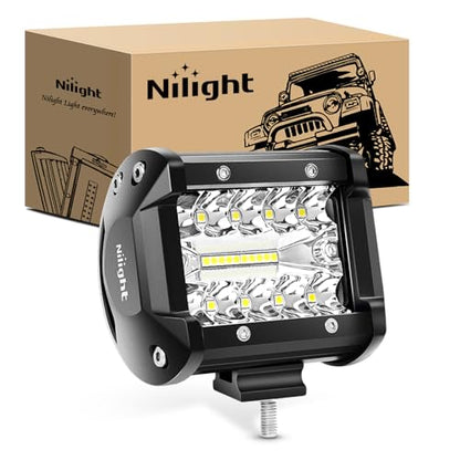 Nilight Marine LED Light Pods 10 cm 2 Stk. 18060CW