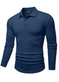 Herre Poloshirt Kortærmet Tekstureret Casual