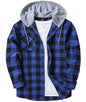 ZITY Herre Skjorte Flannel Hoodie Casual Langærmet