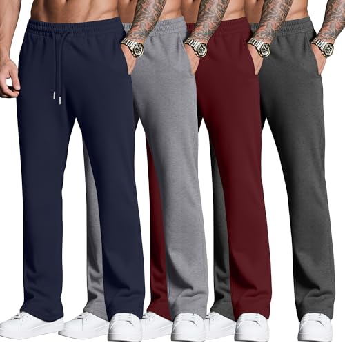 Neer Herre Sweatpants Baggy Letvægt 4-Pak DG-Neer-12674