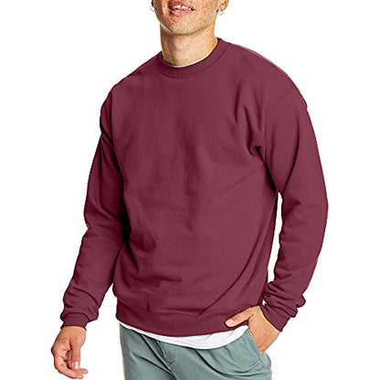 Hanes Herre Sweatshirt EcoSmart Fleece Crewneck AMZ9