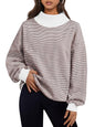 Trendy Queen Mock Neck Sweatshirt til Kvinder