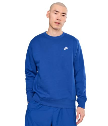 Nike Herre Sweatshirt Club Fleece Crew