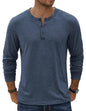COOFANDY Herre T-shirt Henley Langærmet Ztj009590