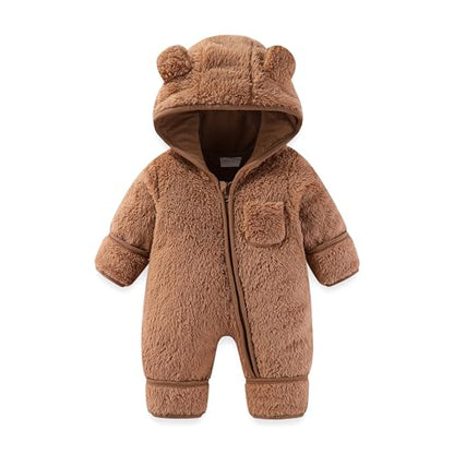 Unisex Baby Flyverdragt Vinter Fleece F1727