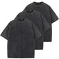 Herre T-shirt Oversized Bomuld Casual Kortærmet