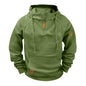 fnnxeal Herre Hættetrøje Quarter Zip Fleece Pullover