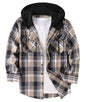 ZITY Herre Skjorte Flannel Hoodie Casual Langærmet