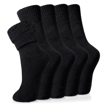Dame Termosokker Vinter Ekstra Tykke Crew 5 Par