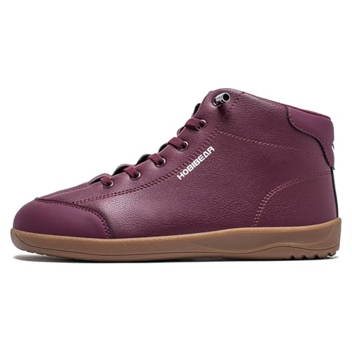 HOBIBEAR Unisex Barfodsstøvler Læder Zero-Drop Bred Pasform